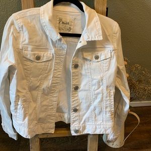 MUDD - White Denim Jacket - NEW - MED